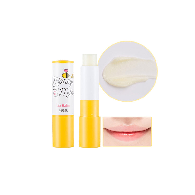 Lippenbalsam mit Honig und Milch